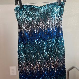 Ombre Sequin Dress